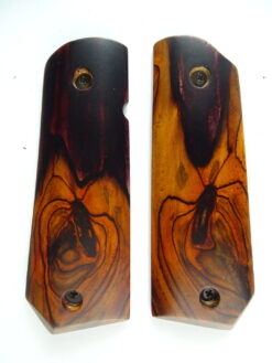 1911 AAA cocobolo wood grips, smooth, Bobtail