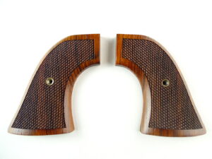 Pietta 1873 single action grips in cocobolo, checkered