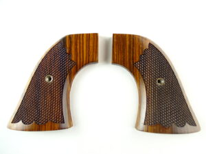 Pietta 1873 single action grips in cocobolo, checkered