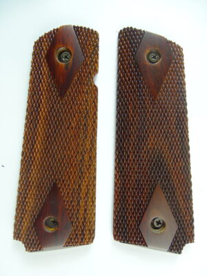 1911 Ultra Thin AAA cocobolo wood grips, checkered