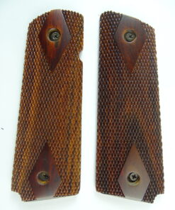1911 Ultra Thin AAA cocobolo wood grips, checkered