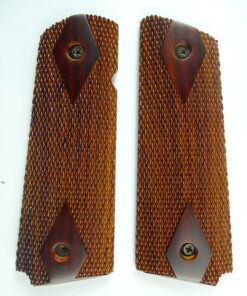 1911 Ultra Thin AAA cocobolo wood grips, checkered
