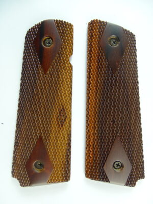 1911 Ultra Thin AAA cocobolo wood grips, checkered