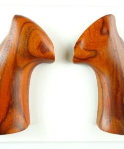 Smith and Wesson K & L-frame target grips in Cocobolo with a smooth finish, square butt.