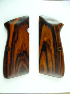 Hi-Power AAA cocobolo wood grips, smooth